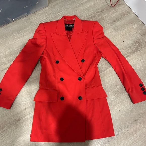 Escada vintage blazer 100% new wool with silk lining size 34 - Picture 5 of 8